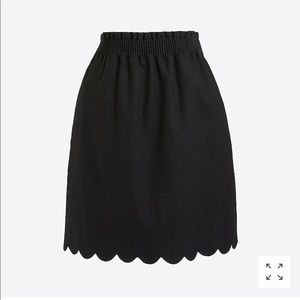 NWT Jcrew Factory Scalloped Sidewalk Skirt